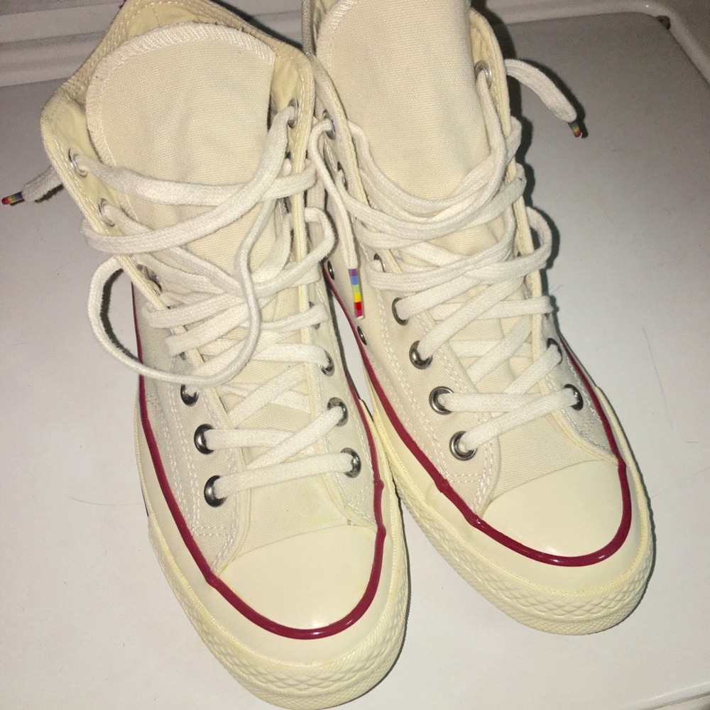 Off white pride converse